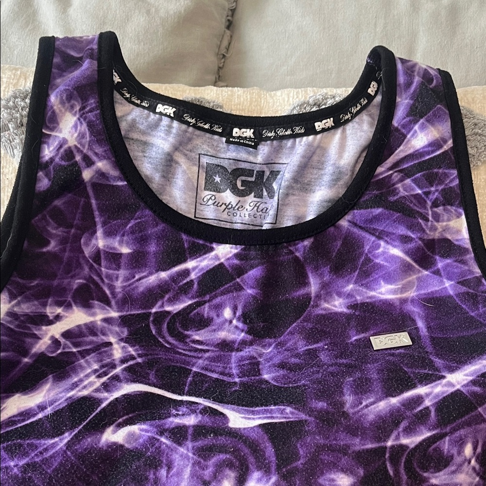 DGK Purple Haze Men’s Tank Top - Purple & Black Trim